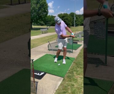 Tony Finau Trail Foot Chipping Drill to Avoid Flipping at Impact