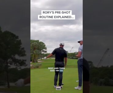 Do this during your pre-shot routine ⛳️🏌🏼‍♂️ #golf #golftips #golfer #golfswing #rorymcilroy