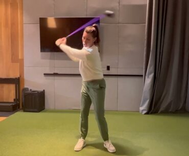 Indoor Lag Shot Golf Driver Drill