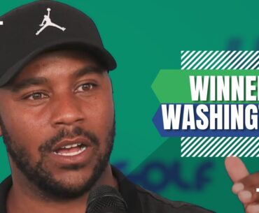 Harold Varner III TALKS about WINNING LIV Golf DC by a SINGLE SHOT