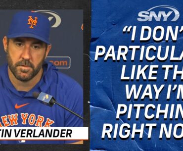 Justin Verlander discusses rough outing vs. Marlins in final game of spring training | Mets | SNY