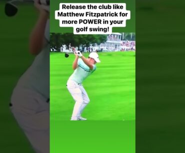Learn the secret of a powerful release from Matt Fitzpatrick!
