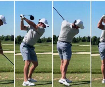 Rory Mcilroy Driver Swing Sequence and Slowmotion 5/31/2023