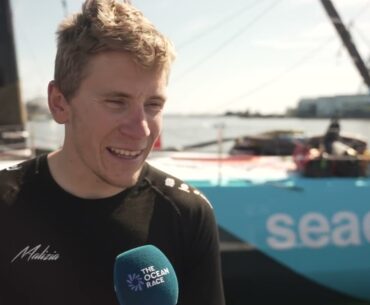 The Ocean Race 2023 leg 5: Will Harris (GBR) - Interview in ENGLISH plus B-roll