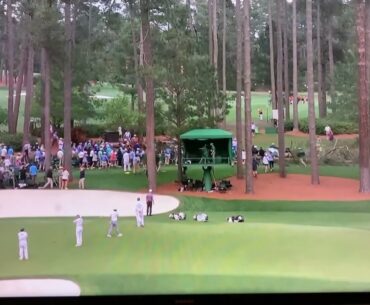 Scary moments at The Masters