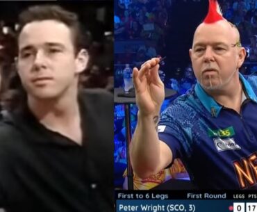 Peter Wright Changing His Grip Style Into Eric Bristow’s Style - US Darts Masters 2023