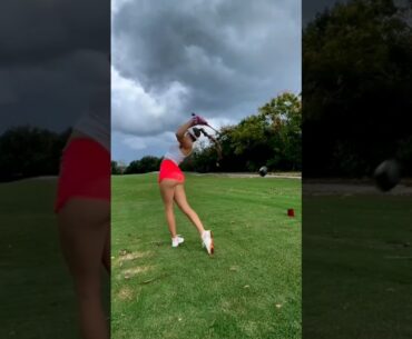 #golf girl good shot 🏒 beautiful girl #shorts #reels
