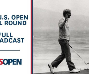 1972 U.S. Open (Final Round): Jack Nicklaus Wins his 3rd U.S. Open at Pebble Beach | Full Broadcast