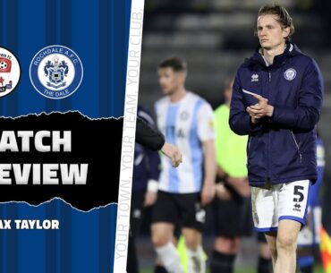 Max Taylor Looks Ahead To Crawley Town Game