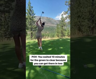 POV: You waited 10 minutes for the green to clear 🥲 #golf #golflife #golfjokes