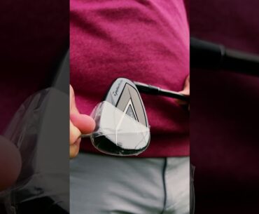 Removing The Plastic On The All-New Stealth Black Irons | TaylorMade Golf