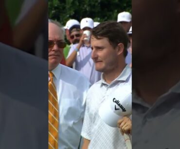 EMILIANO GRILLO WINS THE CHARLES SCHWAB CHALLENGE! 🏆⛳ #shorts