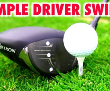 The easiest swing with driver for amateur golfers (driver swing tips)