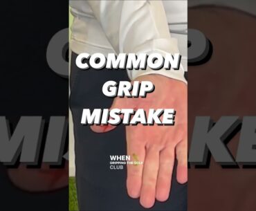 COMMON bottom HAND golf GRIP MISTAKE #golftips #golf #golfcoaching #golfgrip