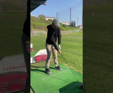 Joshua Suh Golf Swing _ Driver, Diagonal View #4