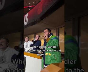 Adam Sandler was in the HOUSEEE 😂 (via @chicagobulls) #shorts