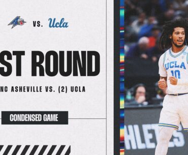 UCLA vs. UNC Asheville - First Round NCAA tournament extended highlights