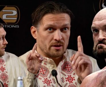 USYK ‘ISSUES WARNING’ to TYSON FURY over DECEMBER FIGHT | Full Press Conference | SKILL CHALLENGE