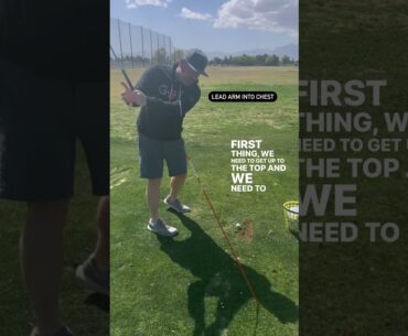 Lead arm into chest