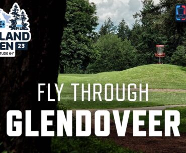 Glendoveer Disc Golf Course Flythrough | Portland Open presented by Latitude 64