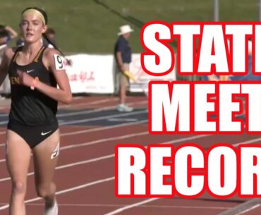 Sadie Engelhardt BREAKS California State Meet 1600m Record, 4:33
