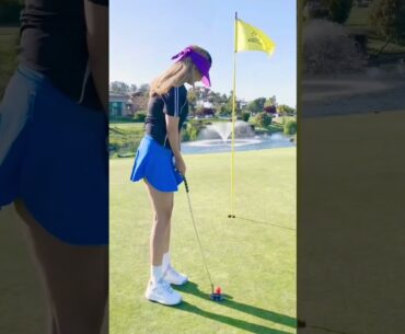 golf girl swing #angel#Putts#angel