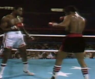 WOW!! WHAT A KNOCKOUT - Larry Holmes vs Leon Spinks, Full HD Highlights