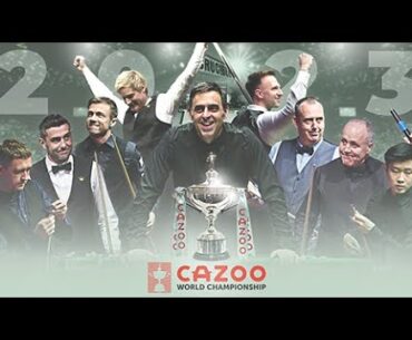 Cazoo World snooker championship 2023 live score streaming