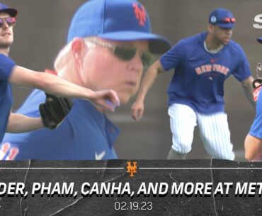 Watch Justin Verlander, Tommy Pham, Mark Canha, Pete Alonso, and more work out at Mets camp | SNY