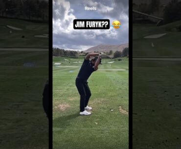 JIM FURYK👀😱 Min Woo Lee DIVIRTIÉNDOSE 🤣 #golfswing #golf #shorts