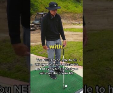 The enthusiasm in his voice haha. How to properly hit a punch shot #golf #golfer #golfswing