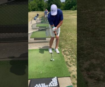 Hideki Matsuyama One Armed Chipping Drill to Focus on Crisp Contact