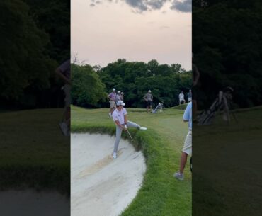 Try to get this up and down with a spot in the #USOpen on the line 🤯🤯 Congrats to Michael Brennan!