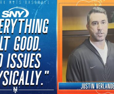 Justin Verlander on first start as a Met after 2-0 loss to Tigers, talks return from injury | SNY