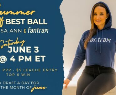 The Summer Of Best Ball with Lisa Ann & Fantrax | Live Draft #3 Hosted by Lisa Ann