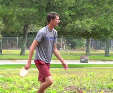 Calvin drains a 50-foot putt and immediately talks trash