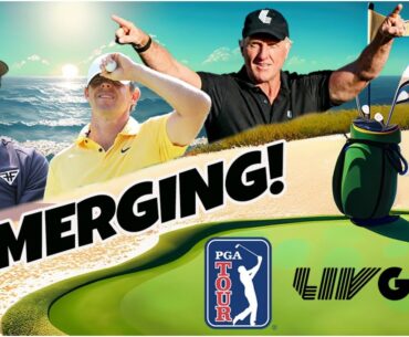 Matty & The Caddie are left STUNNED by the PGA-LIV merger breaking news 😳