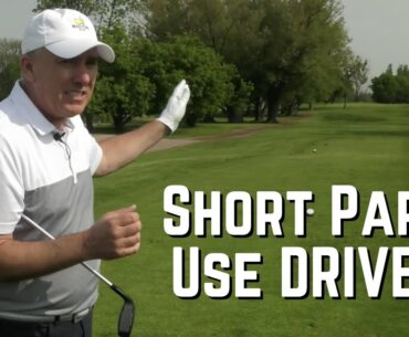 How to Play a Short Par 4 - Live Golf Lesson