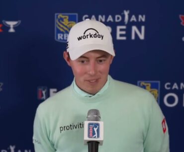 Matt Fitzpatrick Thursday Flash Interview 2023 RBC Canadian Open   © PGA Tour