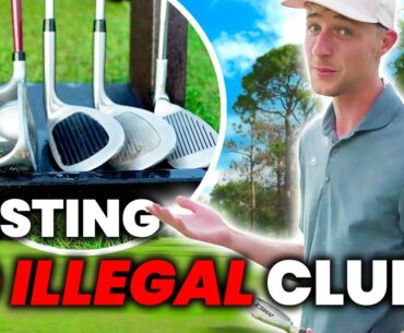 Testing ILLEGAL golf clubs (do they work?)
