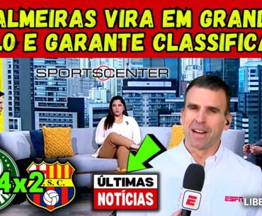 SPORTS CENTER | PALMEIRAS VIRA EM GRANDE ESTILO E GARANTE CLASSIFICAÇÃO #LIBERTADORES2023 #PALMEIRAS