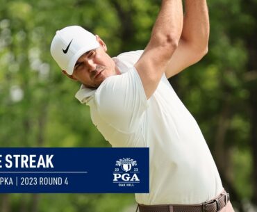 Brooks Koepka Makes 3 Consecutive Birdies | 2023 PGA Championship