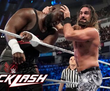Seth "Freakin" Rollins vs. Omos: WWE Backlash 2023 highlights