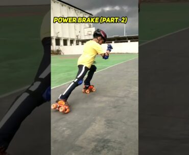 Power Brake ⛸️पावर ब्रेक Quad Skating क्वाड स्केट #trending #viral #ytshorts #youtube #skate #shorts