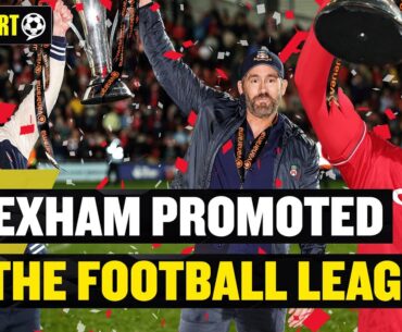 WREXHAM ARE PROMOTED TO THE FOOTBALL LEAGUE! 🏆🎉