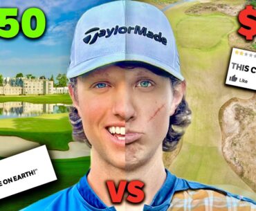 A $20 vs $250 Golf Round!