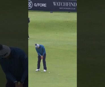 Dean Burmester makes a birdie on the 10th at the Old Course during the 2021 #dunhilllinks 😍