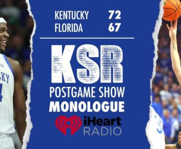 Matt Jones postgame monologue following Kentucky's win over Florida