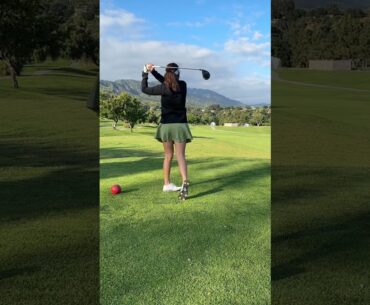 Just short of the water 😂 #golf #sports #girl