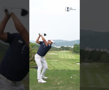 [제66회 KPGA 선수권대회 with A-ONE CC] 1라운드 문도엽 티샷